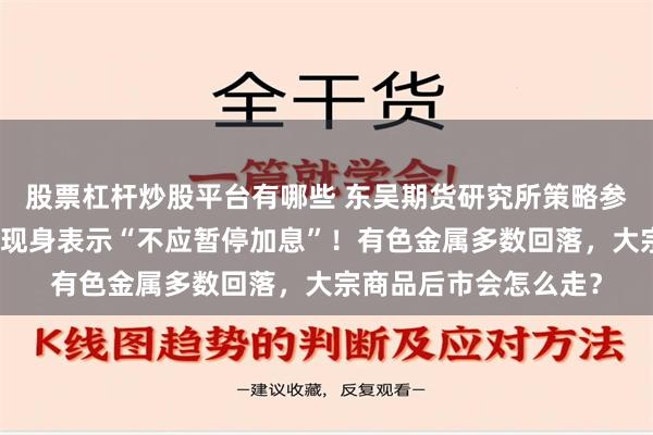 股票杠杆炒股平台有哪些 东吴期货研究所策略参考｜美联储最大鹰派现身表示“不应暂停加息”！有色金属多数回落，大宗商品后市会怎么走？