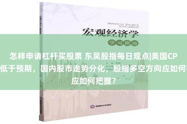 怎样申请杠杆买股票 东吴股指每日观点|美国CPI数据低于预期，国内股市走势分化，股指多空方向应如何把握？