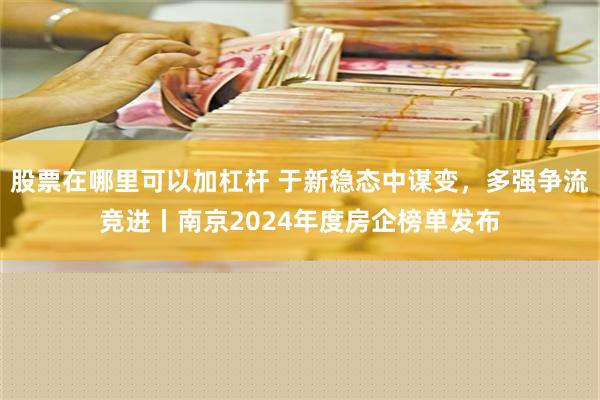 股票在哪里可以加杠杆 于新稳态中谋变，多强争流竞进丨南京2024年度房企榜单发布